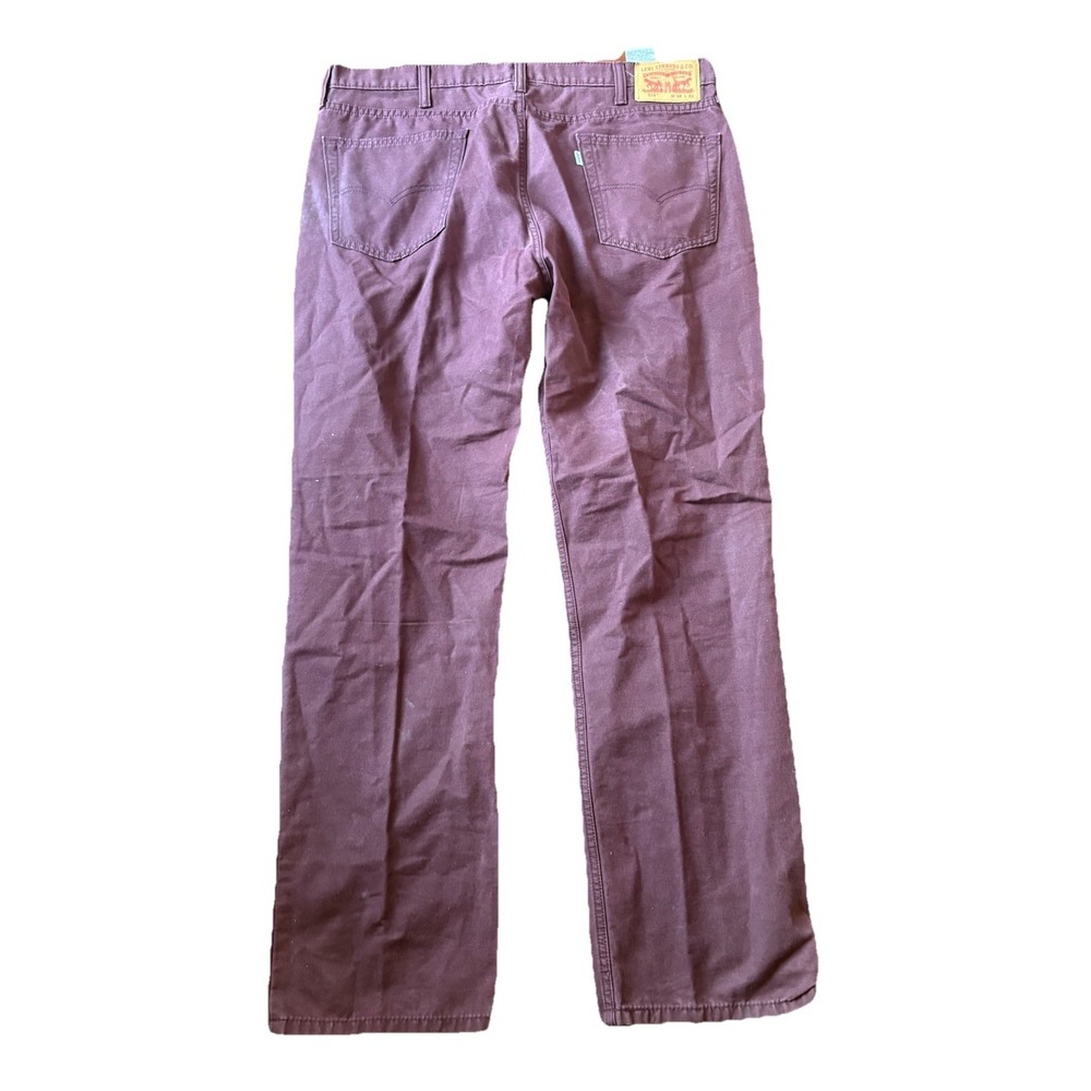 Levi's 541 Men's Jeans 38x32 Red Maroon Burgundy Taper
